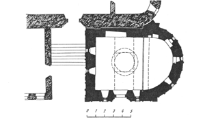 Никоновская церковь. План по итогам реставрации 1939–1940 годов.